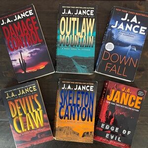 J.A. Jance Set of 6 Paperback Novels
